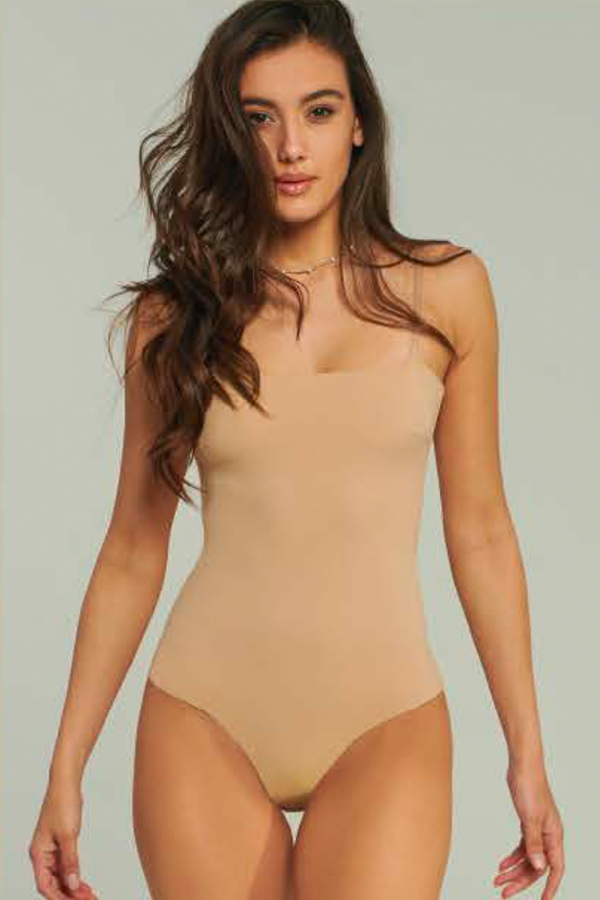 Body spalle strette/bretelle regol. Donna lycra art. KB371